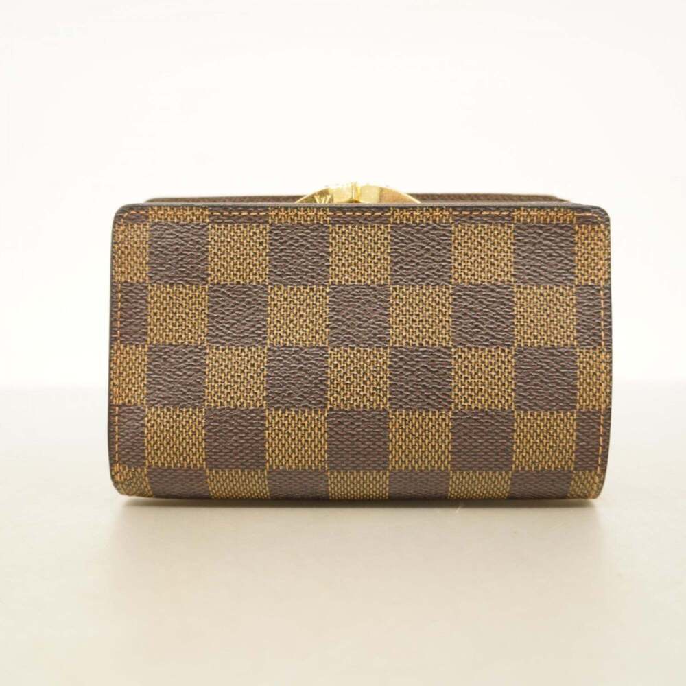 Louis Vuitton Damier Portefeuille Viennois Wallet N61674 Ebene Women's - Picture 13 of 13